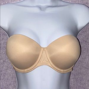 Victoria’s Secret Pink Strapless Push-up Bra 32D